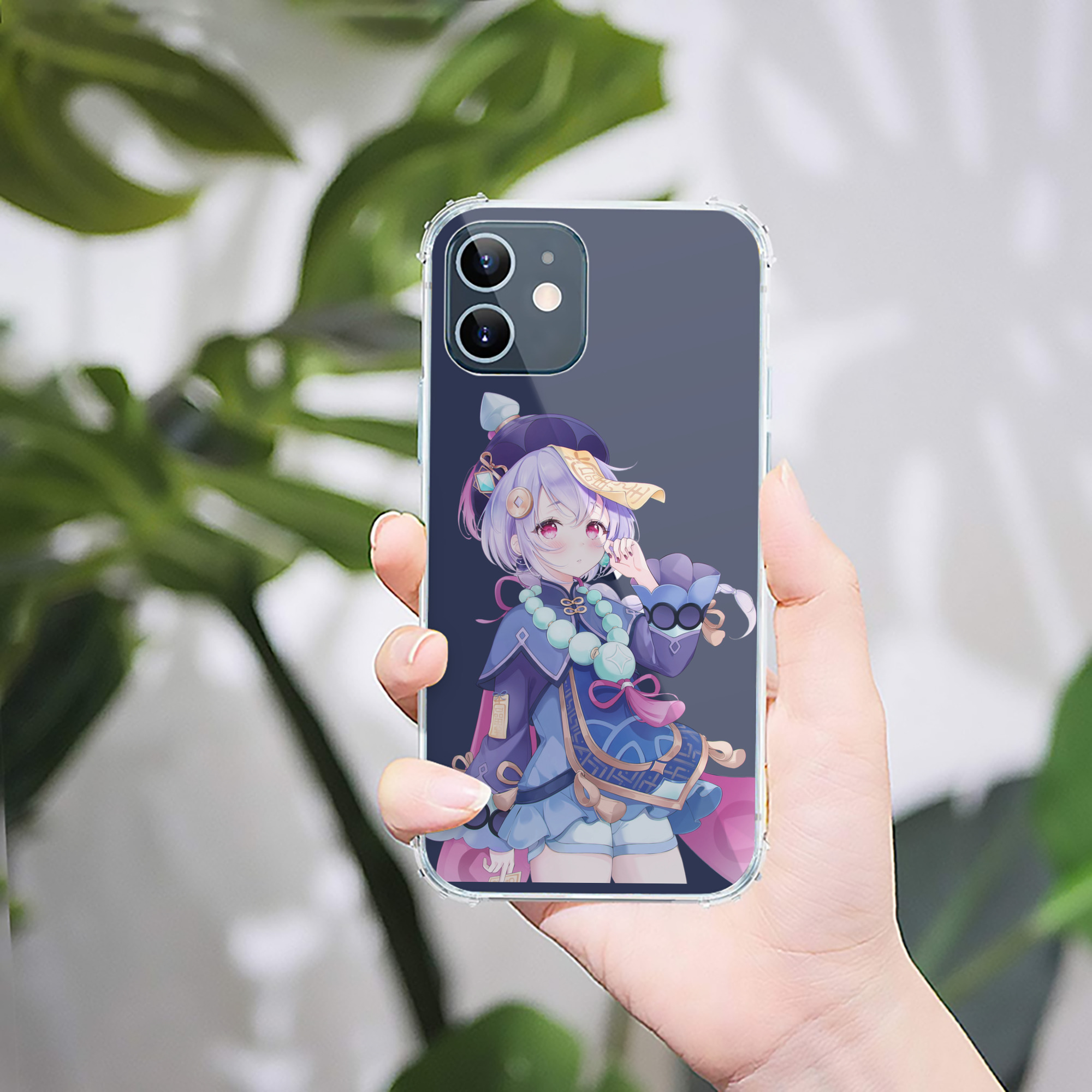 げんし神 七七 なな  genshin Nana 【iPhone 12シリーズ対応】透明スマホケース（クリアソフトケース）